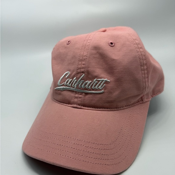 Carhartt Accessories - Carhartt Womens Canvas Script Graphic Hat Baseball Cap Pink
